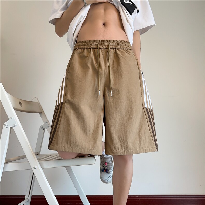 夏季新款美式潮流条纹宽松速干休闲短裤B315-K25563-特p25控48,男装休闲裤,电商B315