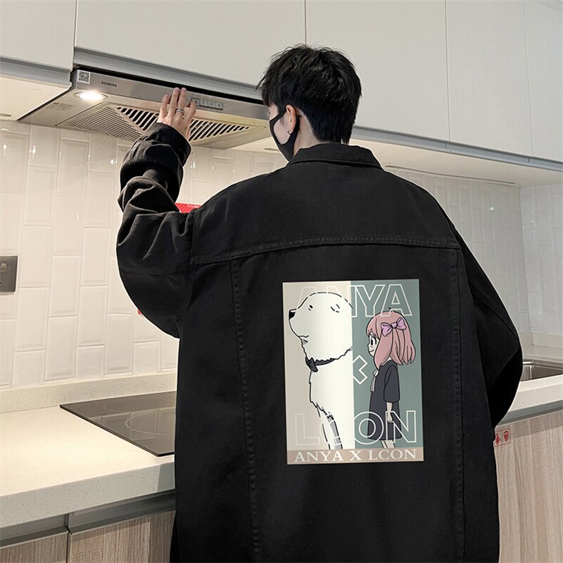 牛仔夹克男大码牛仔外套男茄克NJ77365-P60,男装夹克,电商A040