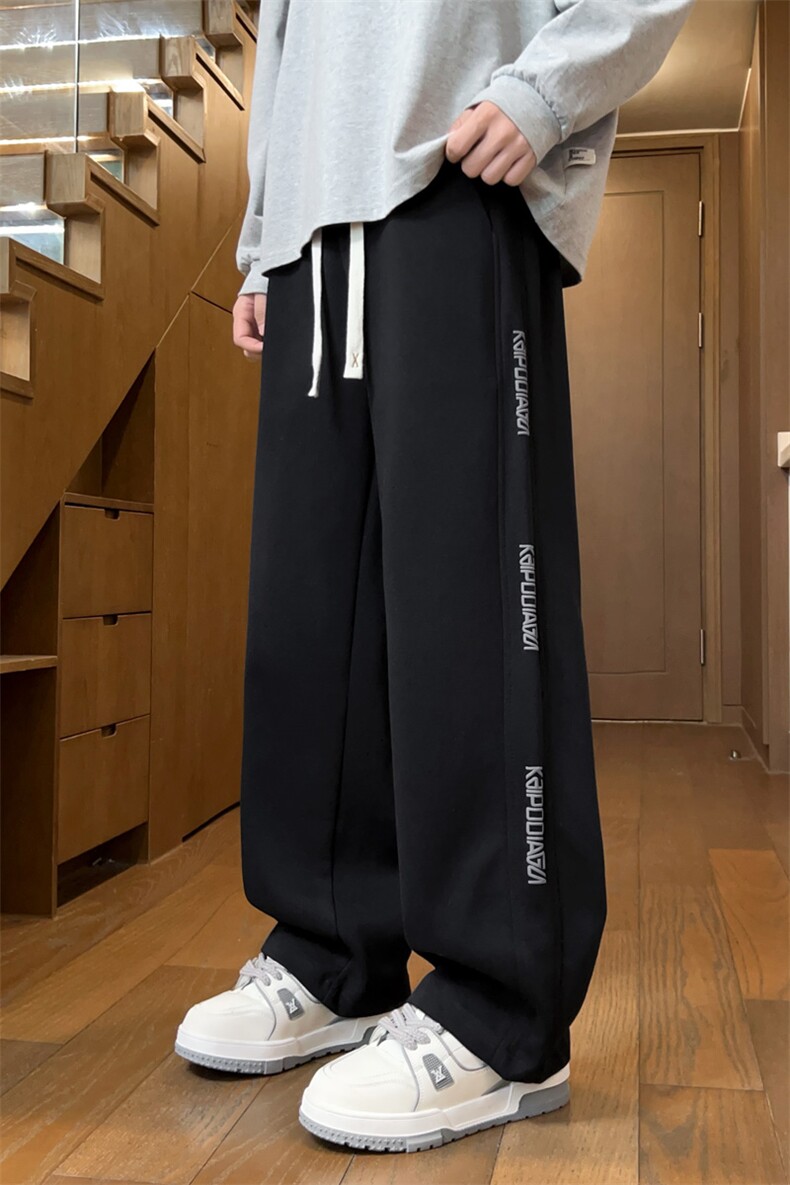 ！2025冬季新款男士加绒加厚卫裤发泡运动裤WK2105JR特P50,男装休闲裤,电商B220