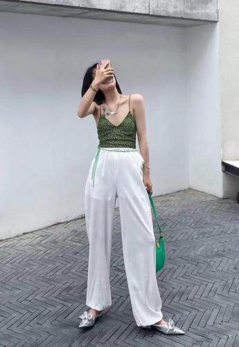 高级绿吊带穿搭系列，女装背心吊带，ZIA