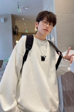 华夫格！华夫格上衣男圆领华夫格卫衣男大码长袖t恤男HY196-P30，男装卫衣，电商B367