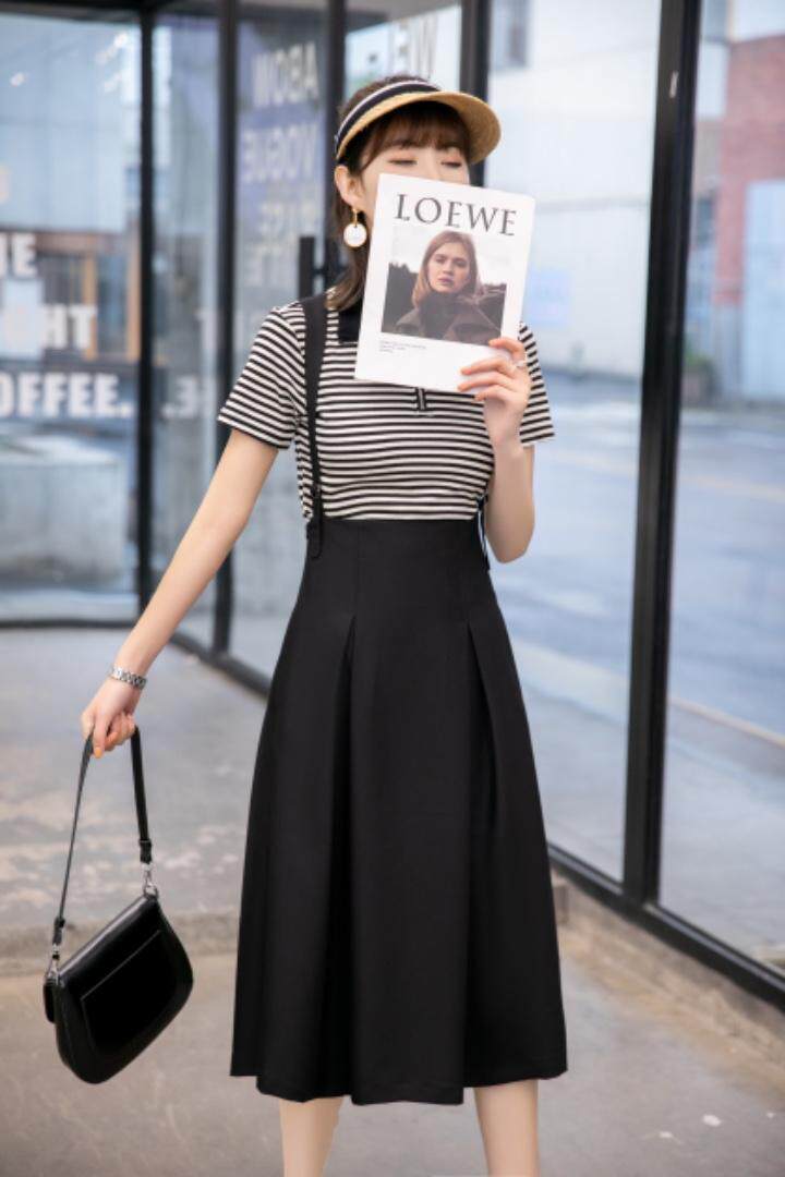 现货夏季新款两件套连衣裙，女装连衣裙，依美依缘