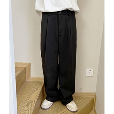 男士直通休闲裤纯色百搭呢料西裤显瘦直通裤子潮，男装西裤，星座510-1
