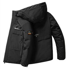 白底平铺时尚潮牌连帽商务外贸学生羽绒服R3315P145，男装羽绒服，星座301D-5(原星座1415）
