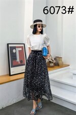 【现货】韩版夏季新款星星半裙，女装半身裙，易霏金熙