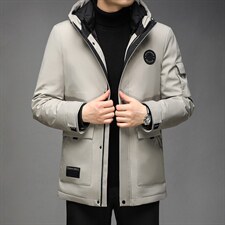 新款冬季脱卸内胆鹅绒羽绒服中年男冬装外套爸爸装GSNA21303-P385