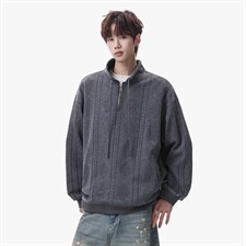 卫衣男春季新款港风宽松提花大码长袖T套头上衣WY9975-特P42，男装T恤，星座214-3