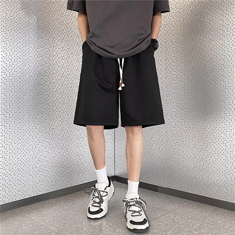 宽松型短裤男士夏季2025新款青少年运动裤潮牌宽松男生五分裤子潮,男装牛仔裤,星座506