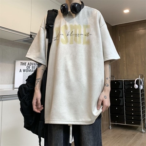网图 抖音别上会！抖音同品质 220克麂皮绒短袖T恤 TT03图片