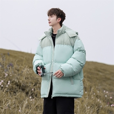 棉服撞色拼接灯芯绒外套男生冬季棉衣情侣装棉袄子M810-P85，男装棉衣，星座308B-2