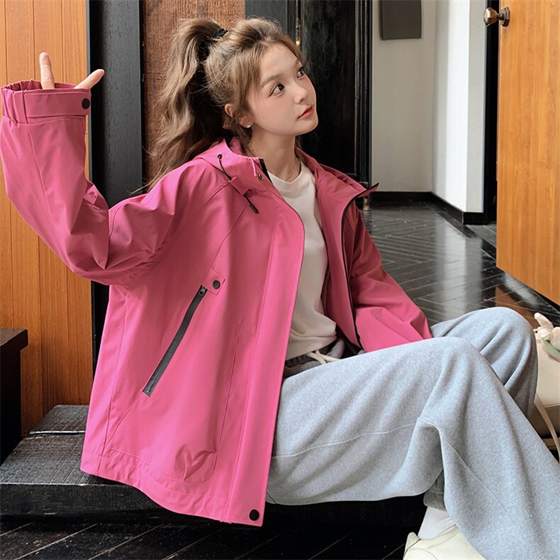 26春大货冲锋外套2D001-6607-P155-K218,女装短外套,2D001
