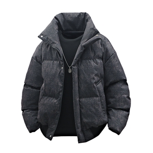支持二开 冬装加棉加厚立领棉服男女棉衣外套光板面包服 M819-P75图片