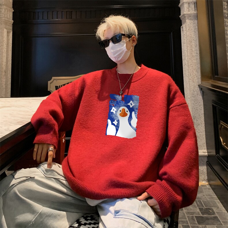 高质量！秋冬季半高领毛衣男加绒加厚线衣男针织衫男MY252-特p38图片
