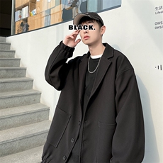 宽松小西装男雅痞情侣休闲西服外套A071-X01-P80，男装西服套装，电商A071
