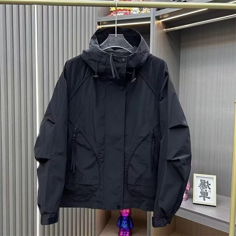 1506A/GB060/P56春秋季日系复古连帽夹克男工装图片