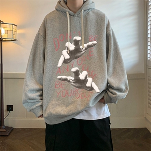 连帽卫衣男大码胖子帽衫大号运动服WY2452-P35图片