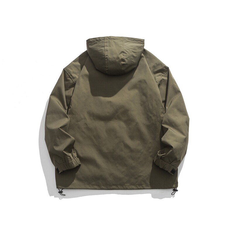 防水防风直播品质户外工装冲锋衣夹克连帽机能宽松版型JK100-P95,男装夹克,星座1408-1