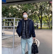 cleanfit美式飞行员夹克男春夏季潮牌宽松短款廓形棒球服工装外套，男装夹克，星座213