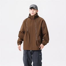 冲锋衣外套潮牌痞帅炸街男秋冬小众日系防水山系夹克JK880-P50，男装夹克，星座308B-2