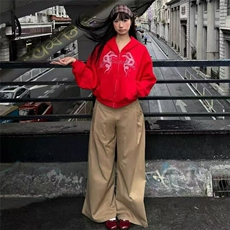 Galiren新款美式街头蛇年连帽卫衣外套开衫男女复古短款上衣潮，女装短外套，四季星座505