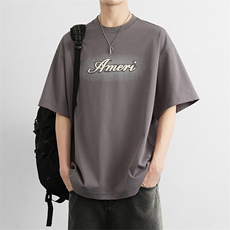MEIS美潮高定印花宽松短袖T恤半袖衣服BG3009P70，男装T恤，星座914