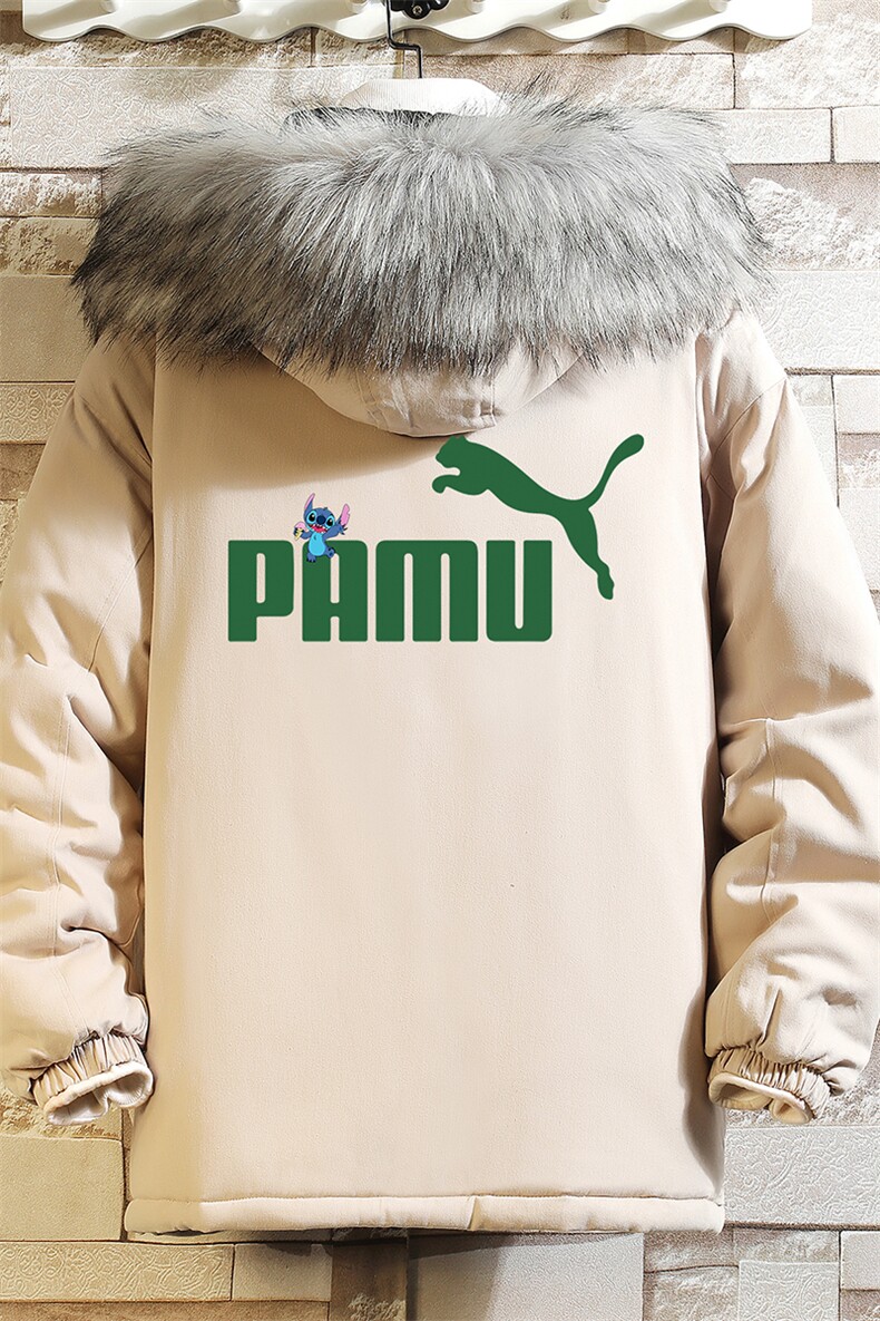 MM48227-P130冬季大毛领棉衣男士大码加厚棉袄男棉服砖墙,男装棉衣,电商A040A