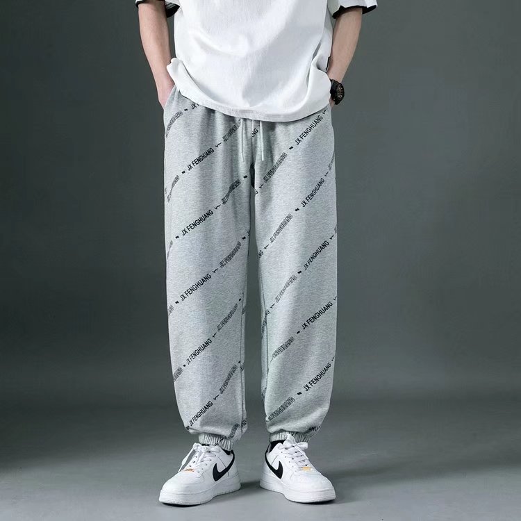 男春季潮流时尚休闲长裤E束脚裤KZ101P25图片