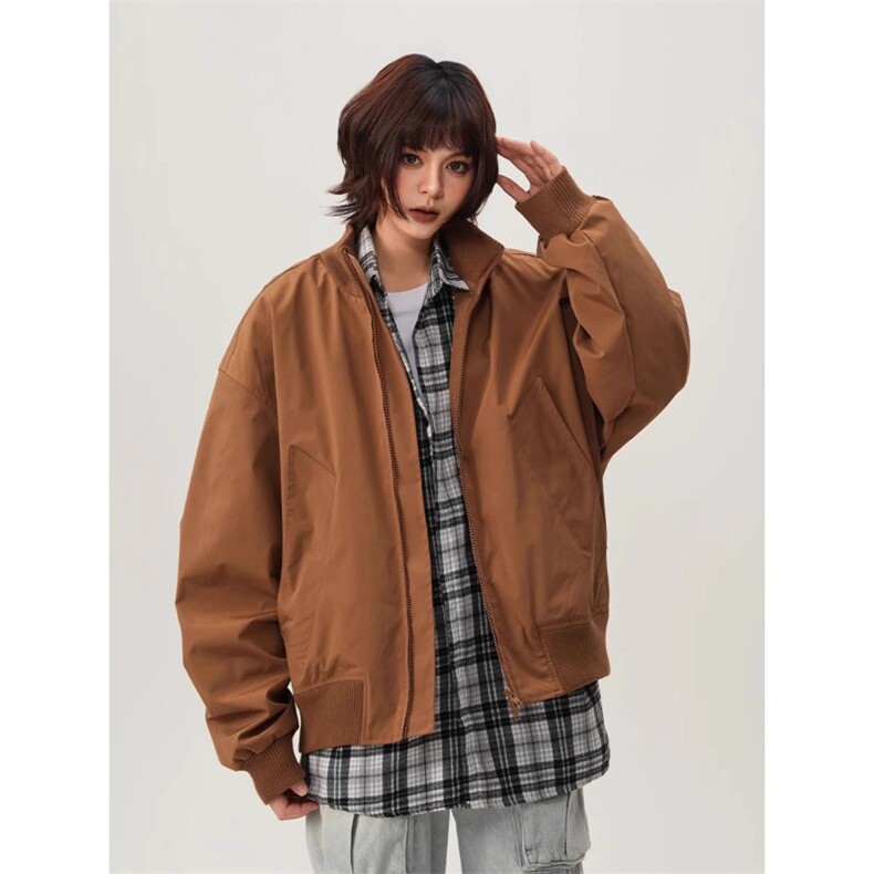 1506-1/G77050/P52美式cleanfit短款工装夹克男秋季廓形冲锋衣,男装夹克,星座1506A