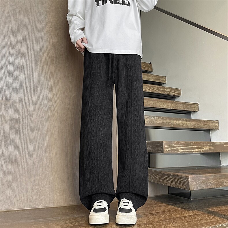 YK86133-P35加绒P40美式复古灯芯绒裤子男款冬季棕色加绒卫裤,男装休闲裤,电商A086-1