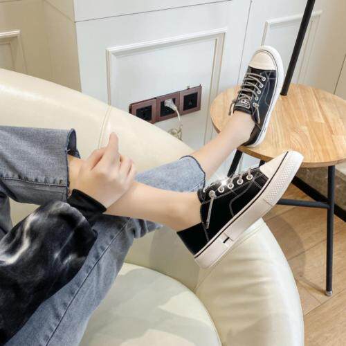 韩版潮流真皮软底小白鞋，其它，她他麦