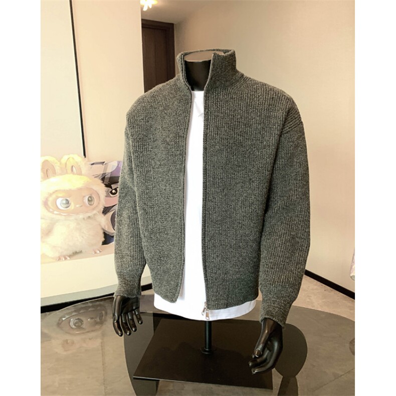 高品质现货男式新款长袖时尚休闲男装开衫毛衣XZ608-HM246-特P46,男装针织衫/毛衣,星座608(原A046)