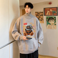 控68高领毛衣男士大码内搭毛线衣男GM45281-P45加绒款-P65，男装针织衫/毛衣，电商A040