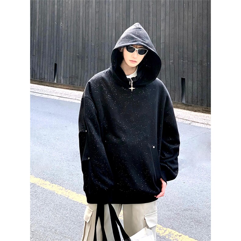 春季24星空卫衣C2312-TP70控价98宽松连帽卫衣高街潮牌外套男,男装卫衣,电商A102-1