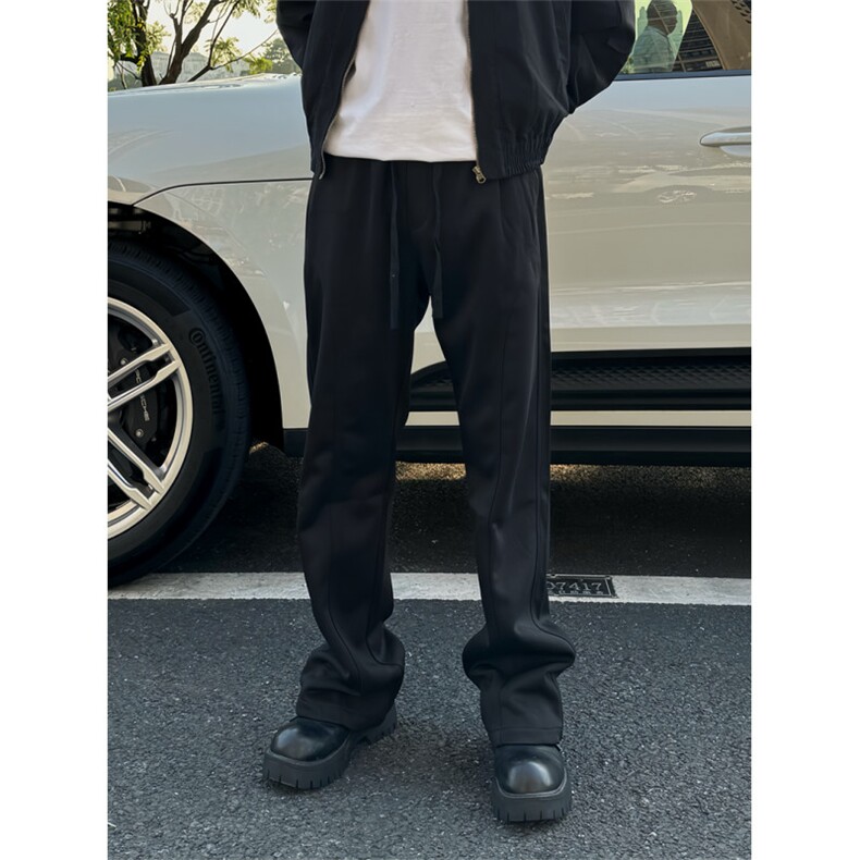 秋季新款港风美式ins潮牌高街直筒休闲裤西裤男长裤ZK3831-P40，男装休闲裤，星座313A(原308A-2)