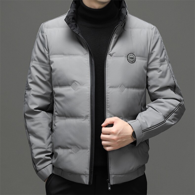 CSYR95510钱塘2020-2冬季厚款时尚休闲立领中年男士羽绒服P245,男装羽绒服,钱塘207-2