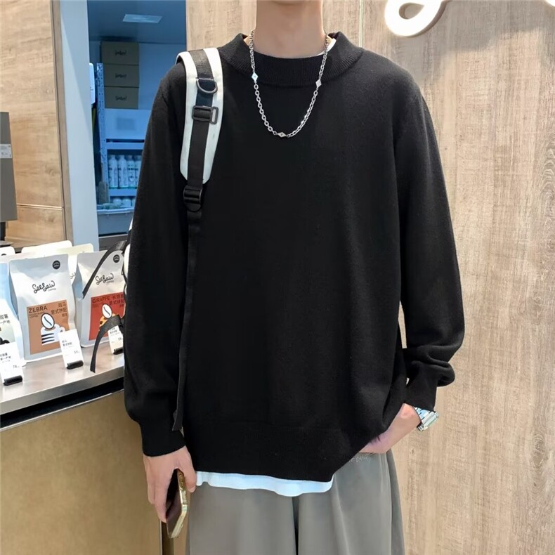韩系长袖卫衣男士秋冬季2024复古时尚青少年长袖圆领外套MB01,女装短外套,星座1116A-1（原606A）