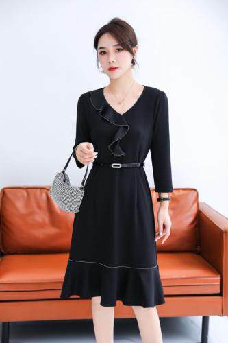 淑女型连衣裙，女装连衣裙，千禧宏运