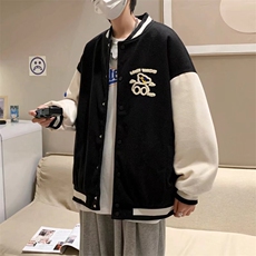 潮流夹克潮男春季棒球领夹克JW07P40，男装夹克，星座1116-2