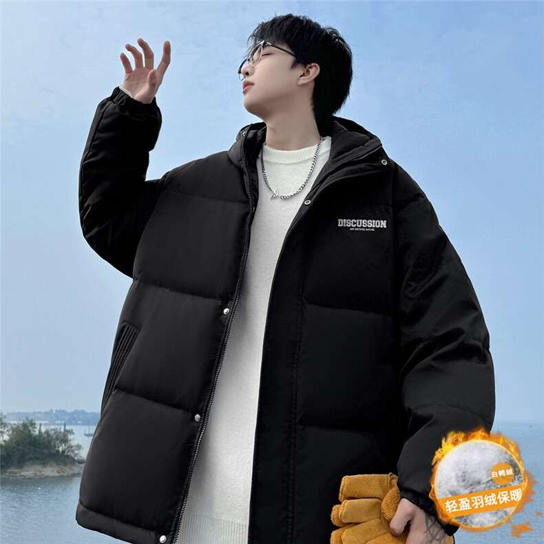 特批港风外景标50白鸭绒连帽羽绒服YR1302P160控258,男装羽绒服,电商A247