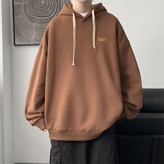 纯棉连帽卫衣男大码运动帽衫宽松薄WY2293-P35，男装卫衣，电商A040