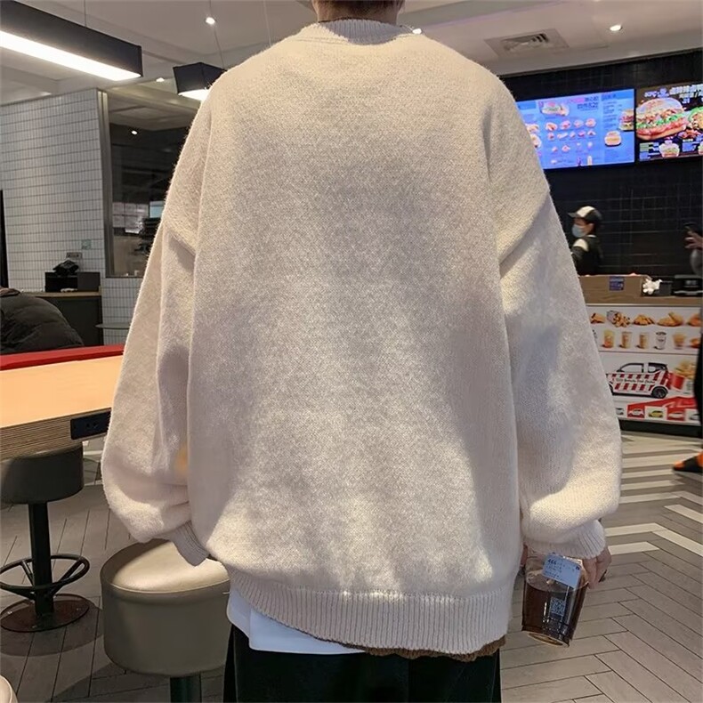 美式街头设计感假两件毛衣男慵懒风休闲针织衫MY9143P45,男装针织衫/毛衣,星座1116-2
