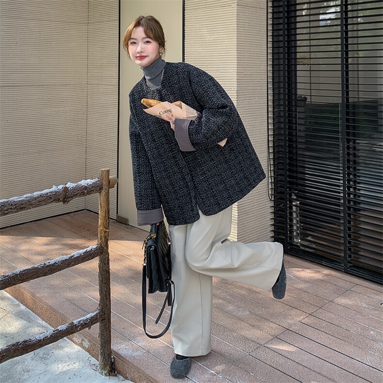 2025冬款小香风棉服B109-9075-200-288,女装棉衣/棉服,2B109