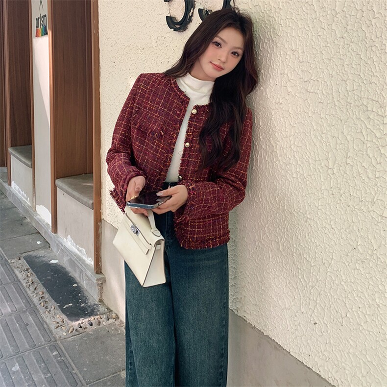 新款重工工艺小香风短外套显瘦百搭气质款，女装短外套，天使之佳话