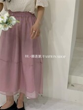 2022夏季新款欧根纱半身裙，女装半身裙，HL+