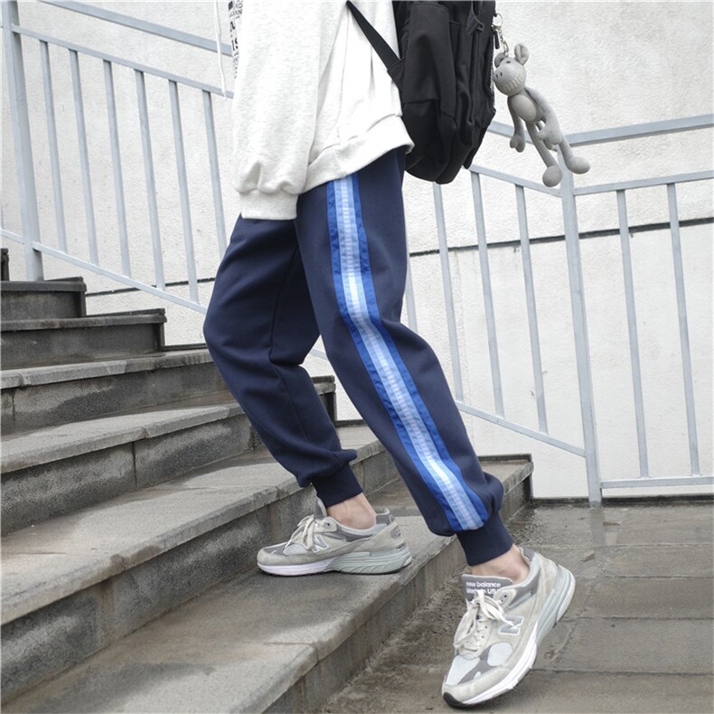 针织裤男卫裤宽松韩版潮流束脚休闲裤202-7-G，男装休闲裤，星座1302