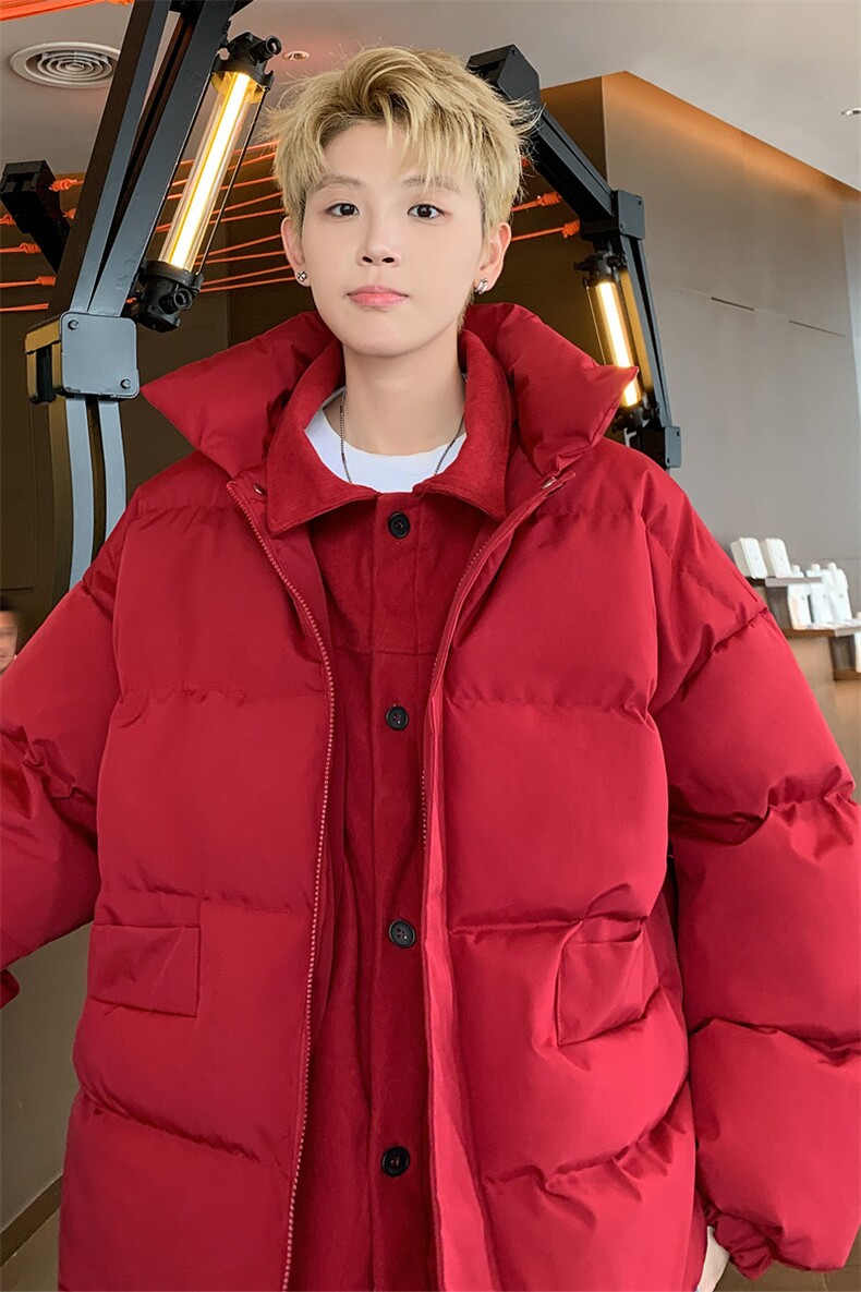 ！2024冬季新款男士假两件棉服加厚保暖棉衣外套MY1248特P85,男装棉衣,电商B220