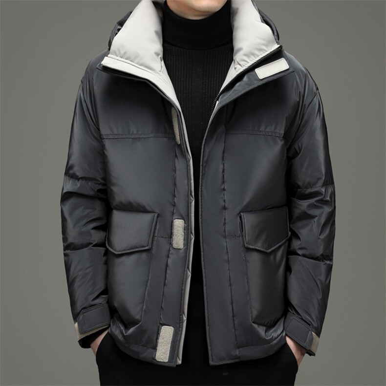 2021中年男羽绒服休闲冬装爸爸装连帽外套上衣YYYR101908-P320，男装羽绒服，电商B212（原钱塘6029）