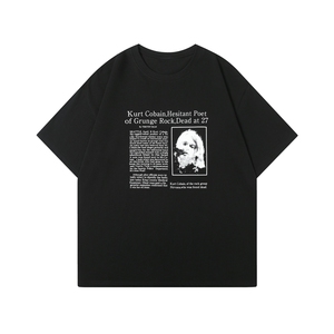 814-1-T4803-P45 58 美式摇滚印花短袖T恤（260克棉）图片