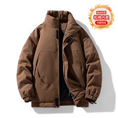 男士宽松防风防水加厚棉袄面包服DSA157B-M8808-TP65，鞋类箱包手腕包，电商A157B