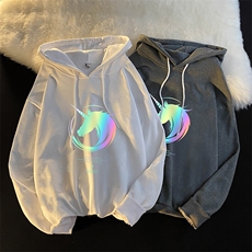 WY2138-P35加绒款-P40纯棉连帽卫衣男大码运动帽衫宽松薄外套男，男装卫衣，电商A040